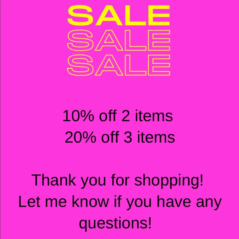 10%- 2 items. 20%- 3 items.